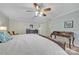 Comfortable bedroom featuring natural light and stylish writing desk at 327 Saint Andrews Rd, Statesville, NC 28625