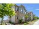 Beautiful brick and siding exterior of a townhouse with well-maintained landscaping at 5337 Orchid Bloom Dr, Indian Land, SC 29707