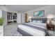 Cozy bedroom with tray ceiling, ceiling fan, art, matching furniture, and a walk-in closet at 764 Atherton Way, Rock Hill, SC 29730