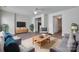 Inviting living room with neutral décor, modern furniture, and an open layout at 764 Atherton Way, Rock Hill, SC 29730