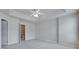 Bedroom featuring carpet, ceiling fan, and a open doorway to a room at 764 Atherton Way, Rock Hill, SC 29730