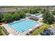 Enjoy a refreshing swim in the large outdoor pool with plenty of lounge chairs at 10007 Hillspring Dr, Huntersville, NC 28078