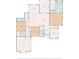 Detailed floor plan showing layout of bedrooms, bathrooms, kitchen, living room, and garage at 106 Kelly Marie Ct, Kings Mountain, NC 28086