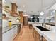 Spacious kitchen boasts a large island, open layout, and seamless access to other living areas at 15009 Fanning Manor Ct, Charlotte, NC 28277
