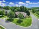 Aerial view of landscaped home with beautiful yard at 2000 Taney Way, Indian Land, SC 29707