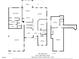 Floor plan featuring the main level and upper level of a house with dimensions labeled at 2000 Taney Way, Indian Land, SC 29707
