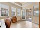 Bright office featuring tiled floors, large windows, and neutral paint at 2369 Stardust Ct, Denver, NC 28037