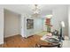 Open layout of living and kitchen area creates an inviting atmosphere at 3020 Heathstead Pl # A, Charlotte, NC 28210