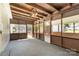 Enclosed porch with wood ceiling provides a relaxing outdoor space at 3425 Long Ferry Rd, Salisbury, NC 28146