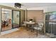 Outdoor patio featuring chairs, a table, and sliding door at 407 Sweetgum Dr # B, Fort Mill, SC 29715