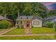 Charming home with inviting curb appeal, a red front door, and lush green lawn at 524 W Horah St, Salisbury, NC 28144