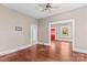 Spacious living room with hardwood floors, and doorways leading to other areas of the home at 524 W Horah St, Salisbury, NC 28144