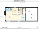 Basement floor plan displays layout with rec room, kitchen, bedroom, and storage areas for the home at 5635 Highway 55 E Hwy, Clover, SC 29710