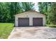 A detached two-car garage at 5635 Highway 55 E Hwy, Clover, SC 29710