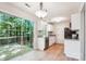 Well-lit kitchen boasting stainless steel appliances and wood floors at 7217 Rena Mae Ln, Charlotte, NC 28227