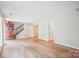 Spacious living room with hardwood floors and natural light at 7217 Rena Mae Ln, Charlotte, NC 28227