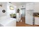 Laundry area with large window and plants at 801 Fugate Ave, Charlotte, NC 28205