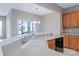 Kitchen features a white countertop and a stainless steel sink at 8409 Darcy Hopkins Dr, Charlotte, NC 28277