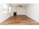 Spacious living room has a fireplace and great natural light at 1007 Green Terra Rd, Indian Trail, NC 28079