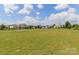 Community soccer field with well-maintained grass, goals and perimeter fencing at 1007 Green Terra Rd, Indian Trail, NC 28079