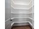 Spacious walk-in pantry with ample shelving for organized storage at 1062 Sage Pine Cir, Clover, SC 29710