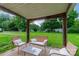 Relaxing covered patio with comfortable seating, ideal for enjoying the outdoors and entertaining guests at 1132 Arbor Dr, Salisbury, NC 28144
