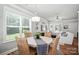 Eat-in dining area with stylish decor, breakfast nook, and abundant natural lighting at 11359 Deer Ridge Ln, Charlotte, NC 28277