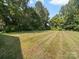 Expansive backyard featuring well-maintained lawn and mature trees at 1169 Stuarts Landing Dr, Cramerton, NC 28032
