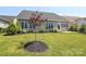 Well-maintained backyard with lush green lawn and landscaping at 14019 Cameryn Elise Dr, Cornelius, NC 28031