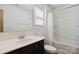 Well-lit bathroom with vanity, tub-shower, and coordinated fixtures at 14027 Clayborn St, Midland, NC 28107