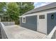 Spacious backyard deck perfect for outdoor entertaining and relaxation with access to the home's entrance at 201 Valley St, Stanley, NC 28164