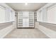 The closet features ample shelving and drawers, providing optimal storage solutions at 221 Brenett Francis Ct, Charlotte, NC 28214