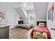 Bright bedroom with light walls, window view and ceiling fan at 237 Mariposa Rd, Stanley, NC 28164