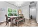 Inviting dining room with natural light and wood accents at 237 Mariposa Rd, Stanley, NC 28164
