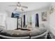 Comfortable living room featuring hardwood floors, a large window, and stylish decor at 2417 Statesville Blvd, Salisbury, NC 28147