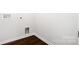 Clean utility room with hookups and white walls at 3001 Sadler Woods Ln, Charlotte, NC 28214