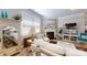 Cozy living room featuring a fireplace, plush seating, and stylish decor at 320 Secretariat Dr, Iron Station, NC 28080