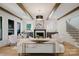 Bright living room features hard wood floors, a fireplace, and an open floor plan at 705 Mcalway Rd, Charlotte, NC 28211