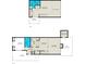 Overall floor plan showing both levels of the home and its dimensions at 7916 Charter Oak Ln, Charlotte, NC 28226