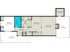 Main floor plan showing a 12'1'' x 16'6'' Living Room, Kitchen, Patio and more! at 7916 Charter Oak Ln, Charlotte, NC 28226