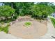 Community outdoor seating area with stone benches and landscaping at 8312 Compton Acres Ln, Waxhaw, NC 28173