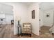 Hallway with views to the living room and bedroom at 909 Gibbons St, Gastonia, NC 28052