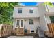 Back of house featuring a small patio, privacy fence, and AC Unit at 9639 Green Gable Ct, Charlotte, NC 28270