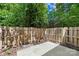 Fenced-in backyard with patio space and minimal landscaping at 9639 Green Gable Ct, Charlotte, NC 28270