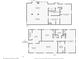 Floor plan showcasing basement, kitchen, laundry room, bedrooms, bathrooms, and living spaces at 1224 E Woodlawn Rd, Charlotte, NC 28209