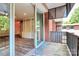 Balcony overlooking a brick building with views of lush greenery at 1300 Queens Rd # 409, Charlotte, NC 28207