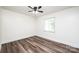 Bedroom featuring hardwood floors, natural light and a ceiling fan at 1309 Poplar Cir, Newton, NC 28658