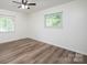 Bedroom featuring hardwood floors, natural light and a ceiling fan at 1309 Poplar Cir, Newton, NC 28658