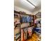 Well-organized walk-in closet with shelves and hanging space at 1622 Brookstone Dr, Hickory, NC 28602