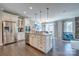 Well-equipped kitchen with stainless steel appliances, center island, and open layout, ideal for entertaining at 1630 Riddle Ext, Clover, SC 29710